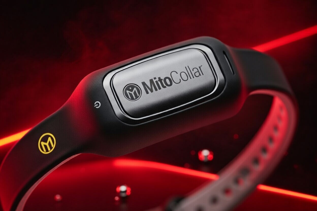 Load video: MitoCollar - Wearable Laser Wellness Collar for Pets!